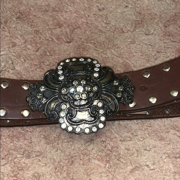 Rock Stud Leather Italian Belt main image 6